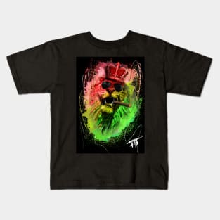 Rasta lion Kids T-Shirt